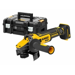 DeWalt DCG409VSNT-XJ акумулаторен ъглошлайф 18 V | 125 mm | 3000 до 9000 RPM | Карбон без четки | Без батерия и зарядно | ЦСТАК в куфар