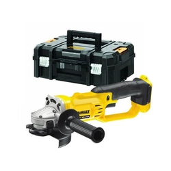 DeWalt DCG412NT-XJ akkus sarokcsiszoló 18 V | 125 mm | 7000 RPM | Szénkefés | Akku és töltő nélkül | TSTAK kofferben