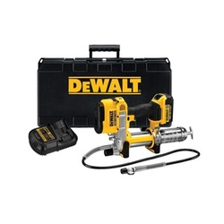 DeWalt DCGG571M1-QW akumulátorový mazací lis 18 V | 453 ml | 690 bar | Uhlíková kefa | 1 x 4 Ah batéria + nabíjačka | V kufri