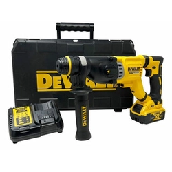 DeWalt DCH263P1-QW akkus fúró-vésőkalapács 18 V | 3 J | Betonban 28 mm | 3,3 kg | Szénkefementes | 1 x 5 Ah akku + töltő | Kofferben