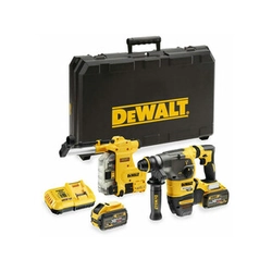 DeWalt DCH335X2-QW акумуляторна перфораторна дриль 54 V | 3,5 J | В бетоні 30 мм | 5,1 кг | Вугільні безщіточні | 2 x 9 Ач акумулятор + зарядний пристрій | ЦСТАК у валізі