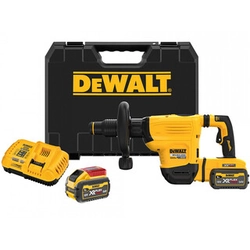 DeWalt DCH832X2-QW акумулаторен чук с длето 54 V | 19,4 J | 6 kg | Карбон без четки | 2 x 9 Ah батерия + зарядно | В куфар