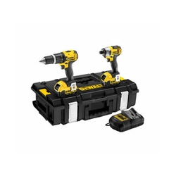 DeWalt DCK285M2-QW konepaketti TSTAK-kotelossa