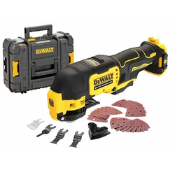 DeWalt DCS353NT-XJ akumulátorový oscilační multistroj 12 V | 0 - 180001/min | Oscilační úhel 3,2 ° | Carbon Brushless | Bez baterie a nabíječky | TSTAK v kufru