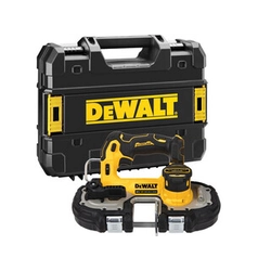 DeWalt DCS377NT-XJ trådløs manuel båndsav 18 V | Savbånd 690 mm x 12,7 mm x 0,5 mm | Kul uden børste | Uden batteri og oplader | I en kuffert