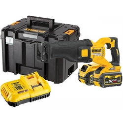 DeWalt DCS389T2-QW accu decoupeerzaag 54 V | 300 mm | Koolborstelloos | 2 x 6 Ah accu + lader | TSTAK in een koffer