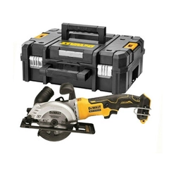 DeWalt DCS571NT-XJ akumuliatorinis diskinis pjūklas 18 V | Diskinio pjūklo diskas 115 mm x 9,5 mm | Pjovimas maks. 38 mm | Anglies šepetėlis | Be akumuliatoriaus ir įkroviklio | TSTAK lagamine