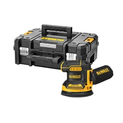 DeWalt DCW210NT-XJ akumulátorová excentrická bruska 18 V | Carbon Brushless | Bez baterie a nabíječky | TSTAK v kufru