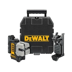 DeWalt DW089K-XJ Laser a linea rossa Raggio effettivo con rilevatore di segnale: 0 - 50 m | 4 x elemento | In una valigia