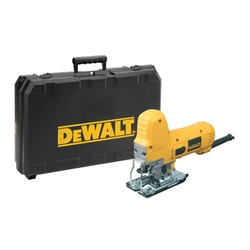 DeWalt DW343K-QS elektrinis siaurapjūklis Eigos ilgis: 20 mm | Brūkšnių skaičius: 650 - 3100 1/min | 550 W | Lagamine