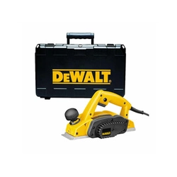 DeWalt DW680K-QS elektrický hoblík 230 V | 600 W | Šířka 82 mm | Hloubka 0 - 2,5 mm | V kufru