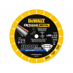 DeWalt Extreme deimantinis pjovimo diskas 355 x 25,4 mm