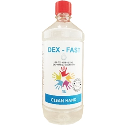 Dex-Fast gel για υγιεινή απολύμανση δέρματος χεριών | 1 λίτρο | αμέσως