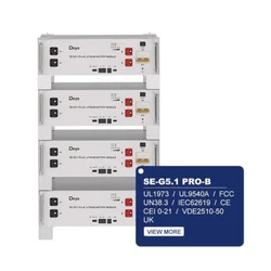 DEYE 10 pcs stockage d'énergie 5.12 kWH de BMS SE-G5.1-Pro-B