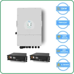 Deye inverter 12kW + Vestwoods accumulator 5.12kWh Low Voltage