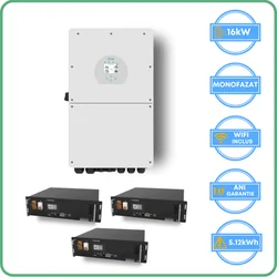 Deye inverter 16kW + Vestwoods akkumulátor 5.12kWh