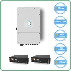 Deye inverteris 10kW + Vestwoods akumuliatorius 5.12kWh