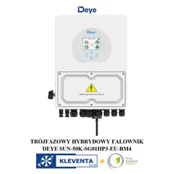 Deye SUN-50K-SG01HP3-EU-BM4 Υβριδικός μετατροπέας 3 φάση 10 χρόνια εγγύησης