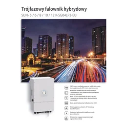 Deye SUN-5K-SG04LP3-EU nízkonapäťový invertor (trojfázový hybrid)