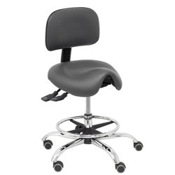 Zarza P&amp;C stool 600CRRP Dark grey