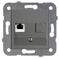 Computer socket 1xRJ45 kat.5e Viko Panasonic Novella anthracite