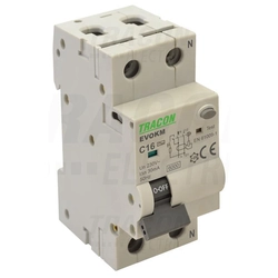 Residual current circuit breaker with element 20A b 2P EVOKM2B2003