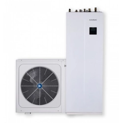 Διαχωρισμός αέρα-νερού εξωτερική/εσωτερική αντλία θερμότητας 10kW + Δεξαμενή 240L