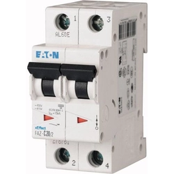 Διακόπτης κυκλώματος Eaton 2P D 32A AC FAZ D32/2 (278786)