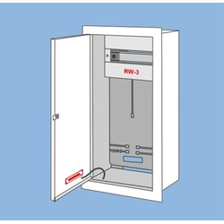 Διακοπτικός εξοπλισμός εσοχήςRW-3, θέση για1 μετρητής3F και12 προστασία τύπου s