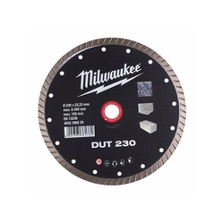 Diamantna rezalna plošča Milwaukee DUT 230 x 22,23 mm