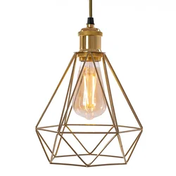 DIAMOND HANGING LAMP 392197 Light Gold