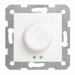 Dimmer rotativo RC 400W per lampade fluorescenti Viko Panasonic Karre, bianco