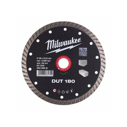 Disco de corte diamantado Milwaukee DUT 180 x 22,23 mm