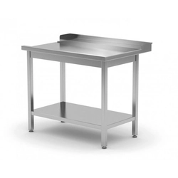 Dishwasher unloading table with shelf - right 1000 x 700 x 850 mm POLGAST 237107-P 237107-P