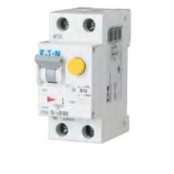 Disjuntor Eaton com módulo de corrente residual PKNM-6/1N/B/003-A - 236012