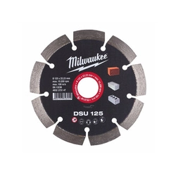 Δίσκος κοπής με διαμάντια Milwaukee DSU 125 x 22,23 mm