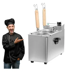 Dispositivo para cozinhar massas RQEPC-4L com cestos 2 - Perfeito para gastronomia