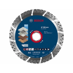 Disque à tronçonner diamanté universel Bosch Expert 180 x 22,23 mm