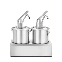 Distributeur de Sauce Distributeur Inox 9l 400x200x440 Hendi 558119