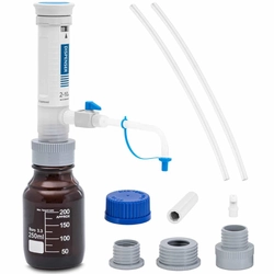 Distributore di bottiglie da laboratorio senza valvola di non ritorno 2-10 X 25 ml
