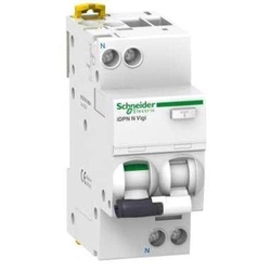Disyuntor de corriente residual Schneider con elemento de sobrecorriente 32A 30mA tipo A 1-polowy +N - A9D56632
