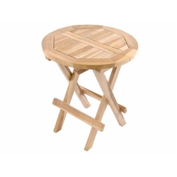 DIVERO vrtna miza iz tikovega lesa