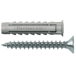 Dop de expansiune cu guler Fischer SX 8 x 40 + șurub - pachet 40szt.Articolul nr. 70022