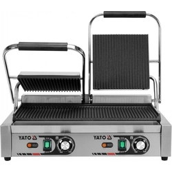 DOUBLE CONTACT GRILL, RIBBED 58CM YATO YG-04560 YG-04560