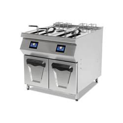 Double electric fryer | oil filter | automatic filling | touch screen | 60 kW | line 900 | RQ.PLS.ODFE.020