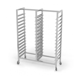 Double mobile rack for GN containers and baking trays 1405 x 540 x 1800 mm POLGAST 372122-K 372122-K