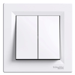 Double stair switch, white ASFORA