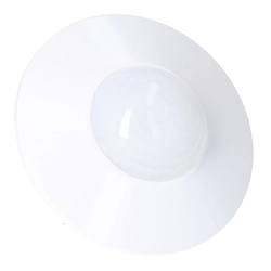 DR-08 PIR motion sensor 360, Un=230V AC,P=1000W, ceiling and flush mounting FI60, white