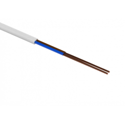 Draadstreng OMYp 2x0,75 300/300V (km) WIT