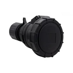 Draagbaar stopcontact 16A/5P 380V-415V /FE/ IP67 zwart F7.0166